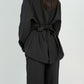 Blazer-Set mit Hose und Gürtel - NAHA