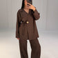 Blazer-Set mit Hose und Knopf - NAHA