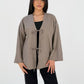 Bluse mit Bindebändern - NAHA