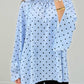 Bluse mit Punkten & weiten Ärmeln - NAHA