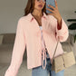 Bluse mit Schleifen - NAHA