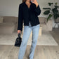 Bluse mit Schleifen - NAHA
