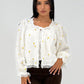Bluse mit Stickereien - NAHA