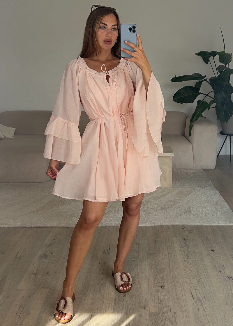 Boho-Kleid mit Volantärmeln - NAHA
