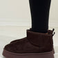 Gefütterte Boots mit Plateau-Sohle