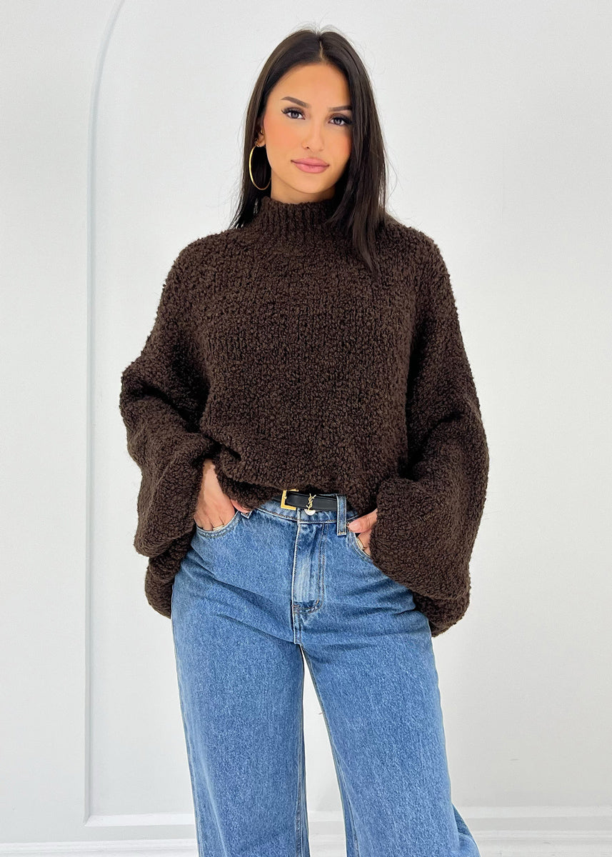 Pullover aus kuscheligem Bouclé
