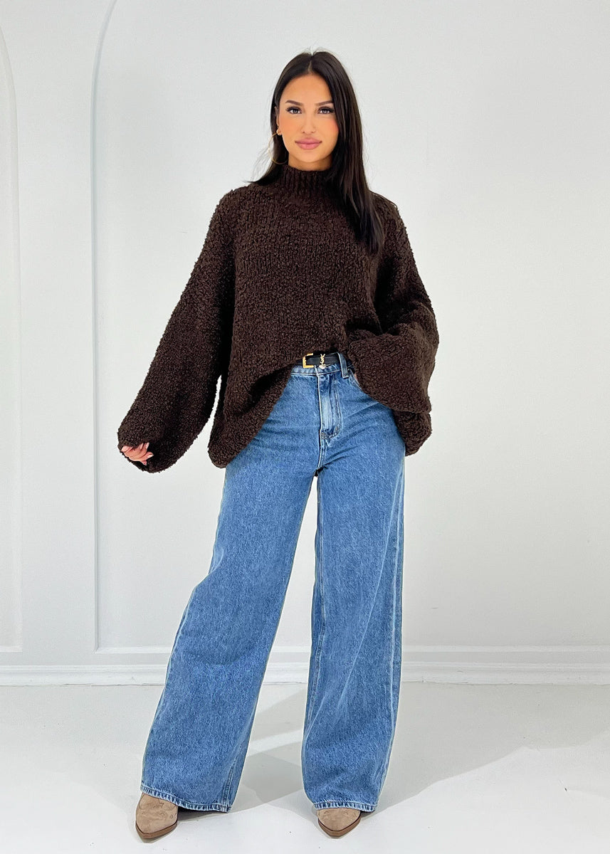 Pullover aus kuscheligem Bouclé