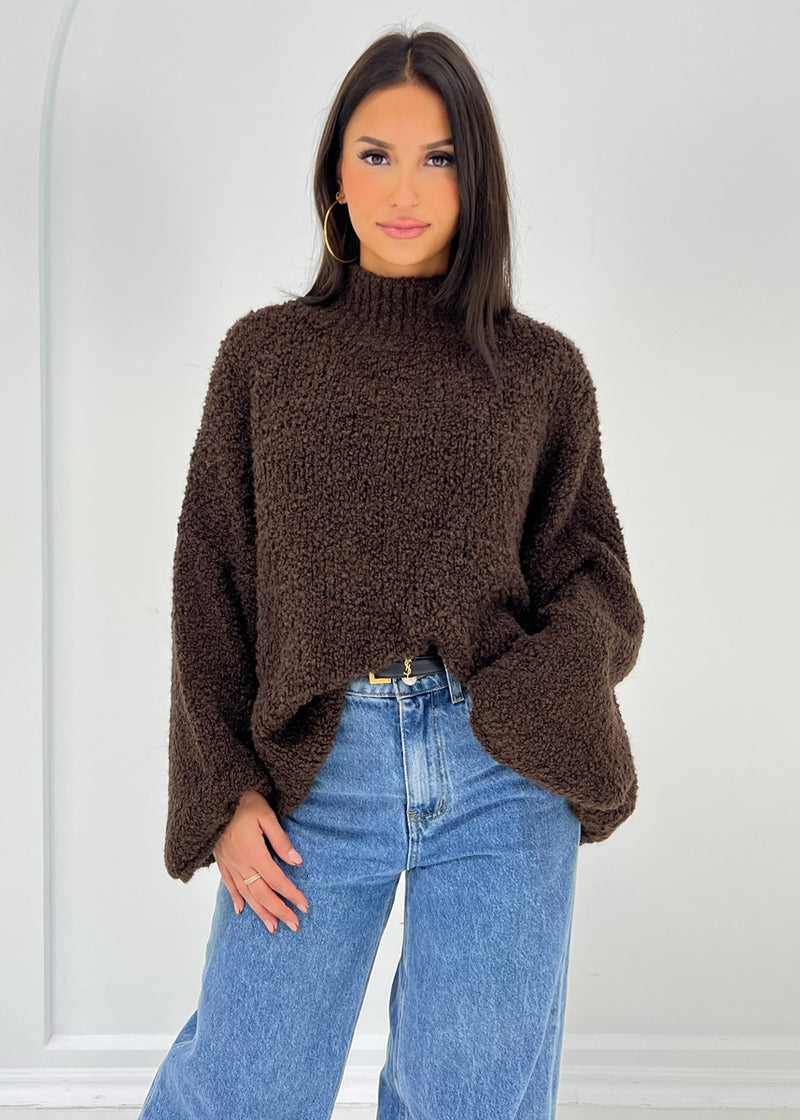 Pullover aus kuscheligem Bouclé