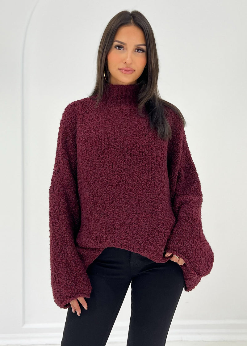 Pullover aus kuscheligem Bouclé