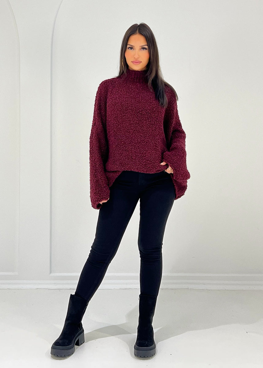 Pullover aus kuscheligem Bouclé