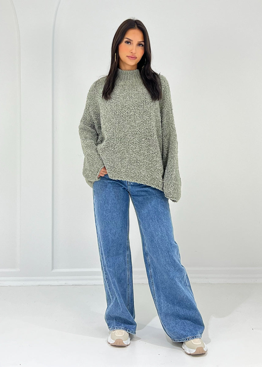 Pullover aus kuscheligem Bouclé