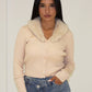 Cardigan mit Kunstfellkragen - NAHA