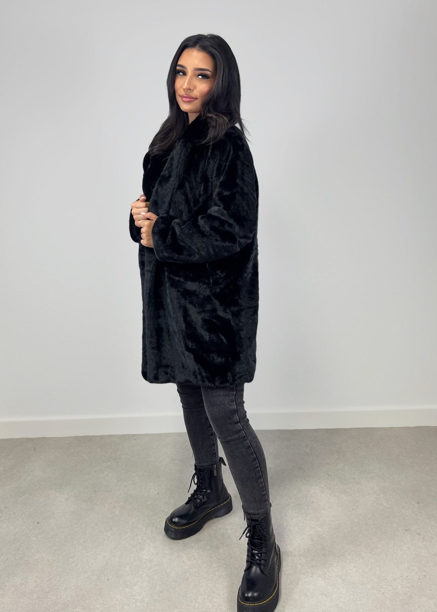 Faux Fur Mantel - NAHA