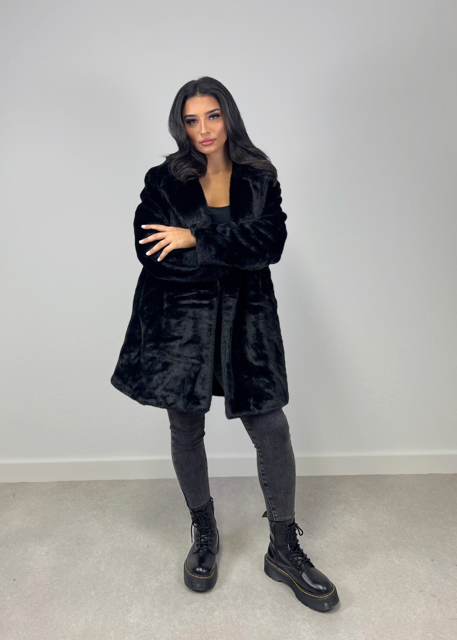 Faux Fur Mantel - NAHA