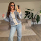 Gemusterte Strickjacke - NAHA