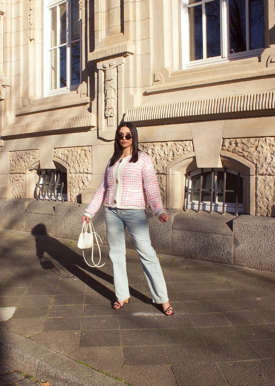 Gemusterte Strickjacke - NAHA