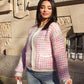Gemusterte Strickjacke - NAHA
