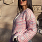 Gemusterte Strickjacke - NAHA