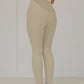 Gerippte Leggings mit hohem Bund - NAHA
