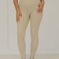 Gerippte Leggings mit hohem Bund - NAHA