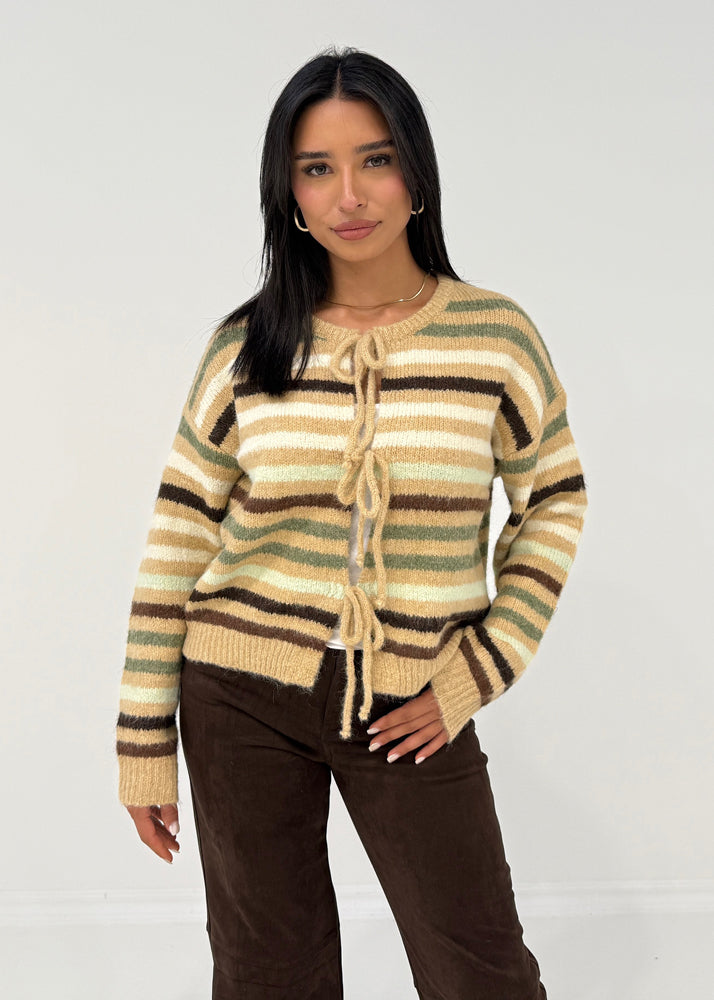 Gestreifter Cardigan