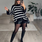 Gestreifter Strickpullover - NAHA
