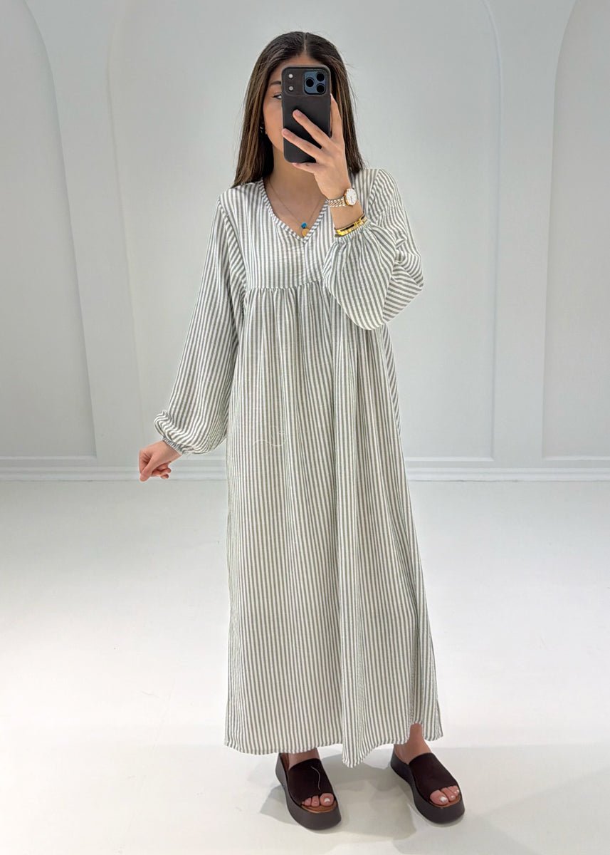 Gestreiftes Maxikleid - NAHA