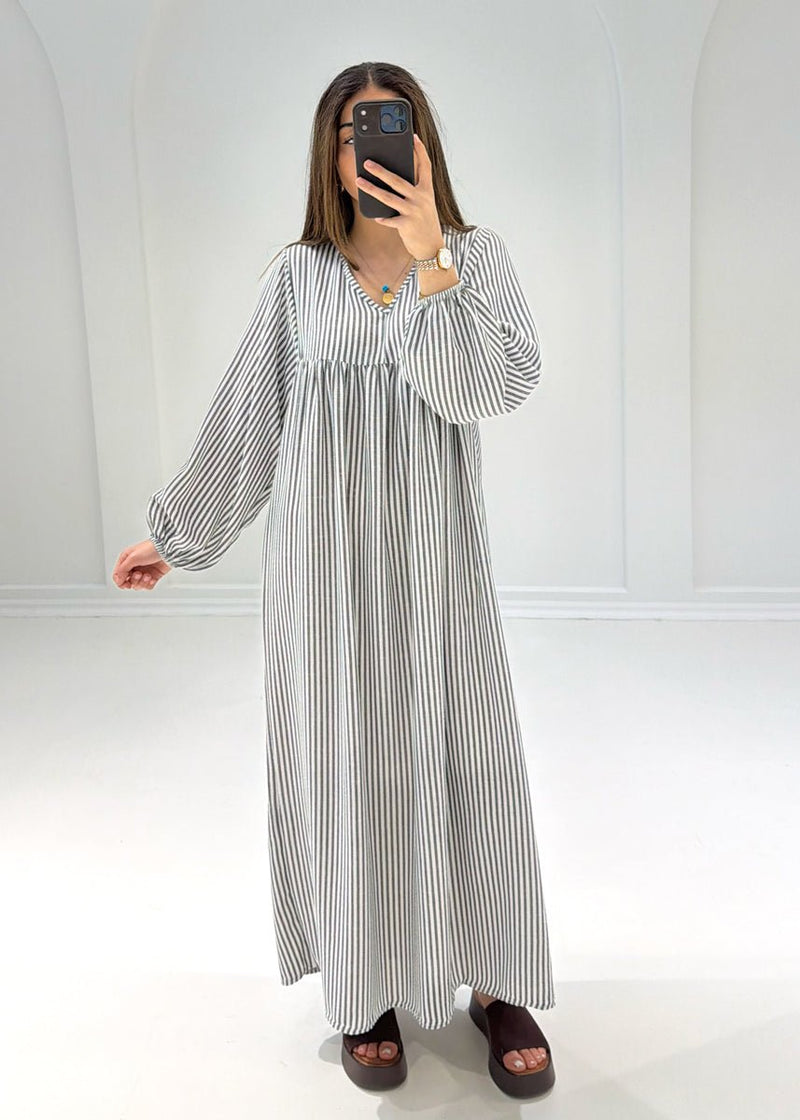 Gestreiftes Maxikleid - NAHA