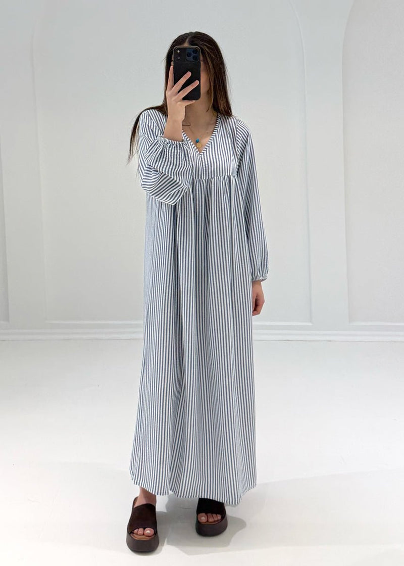 Gestreiftes Maxikleid - NAHA