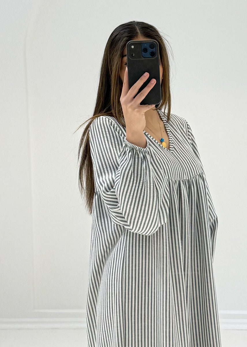 Gestreiftes Maxikleid - NAHA