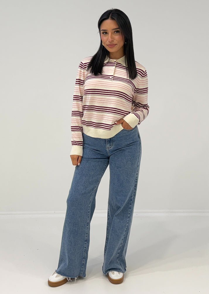 Gestreiftes Sweatshirt - NAHA