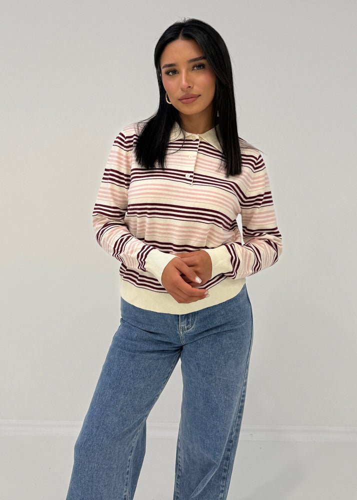 Gestreiftes Sweatshirt - NAHA