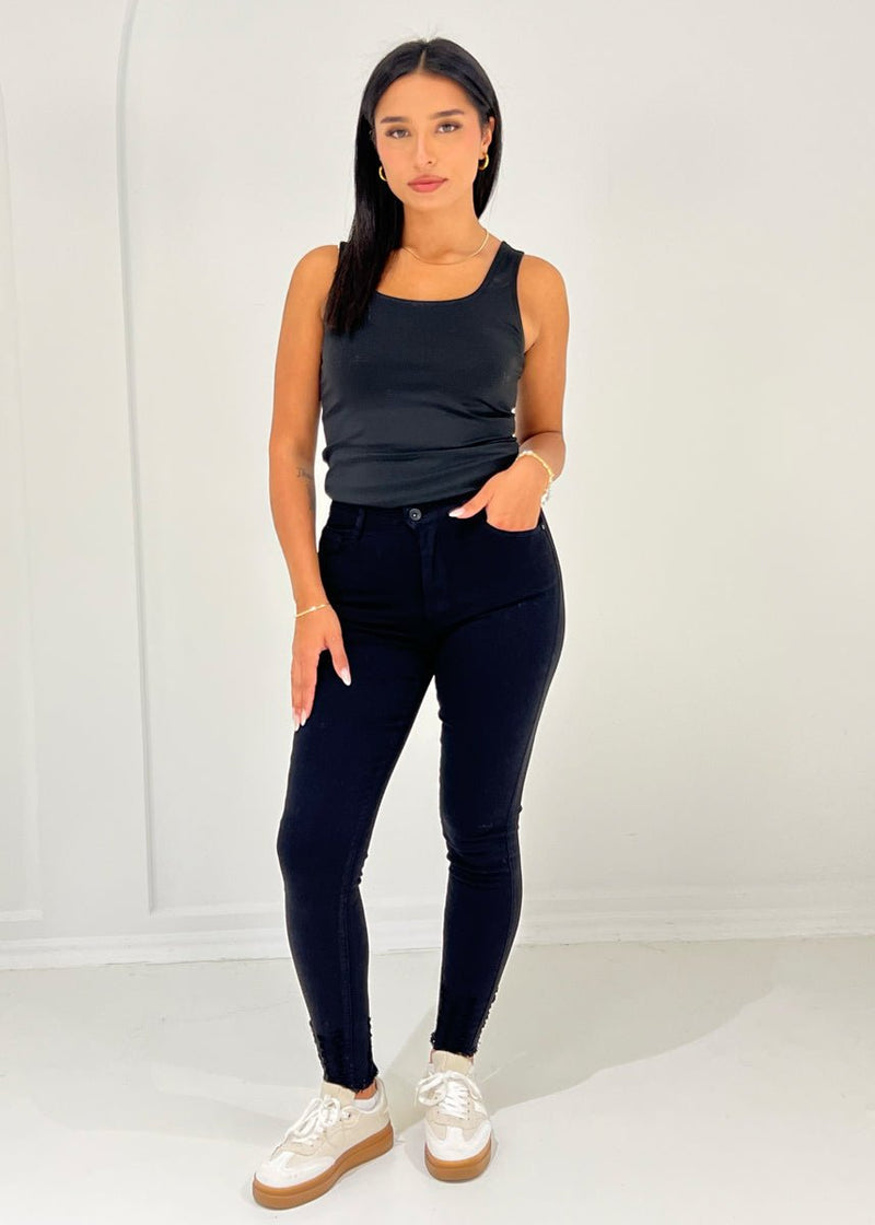 High Waist Skinny Jeans - NAHA