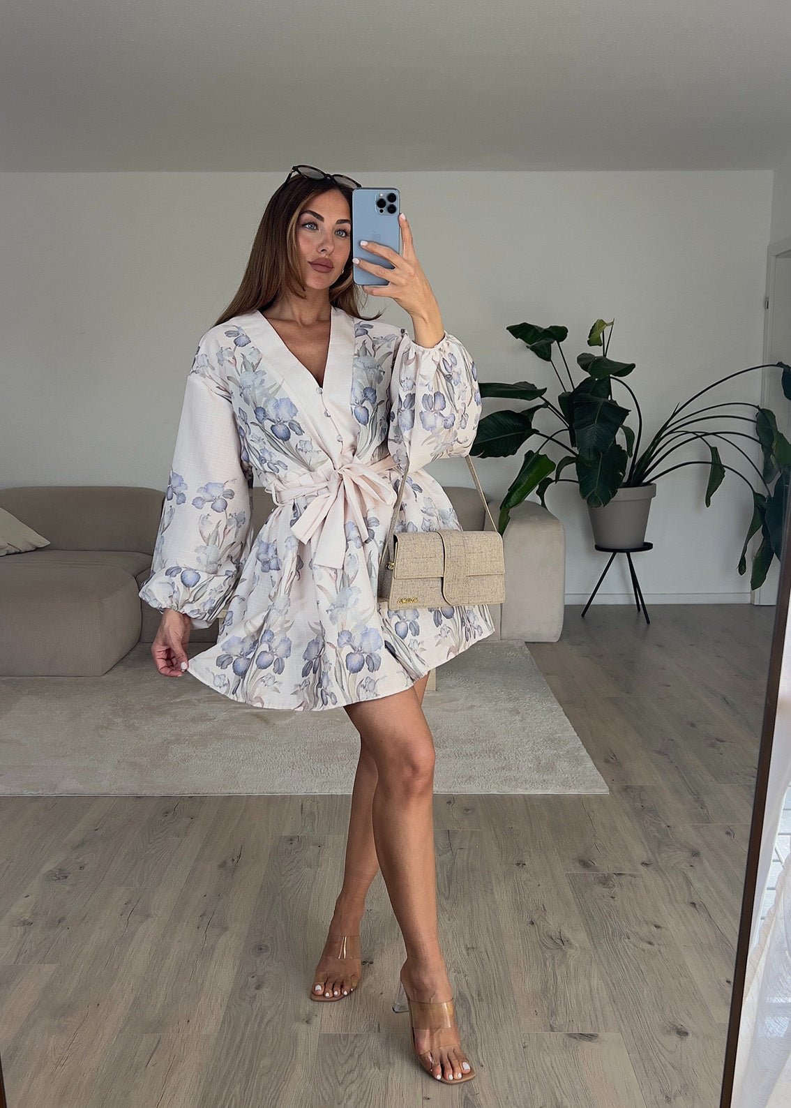 Kleid mit floralem Print - NAHA