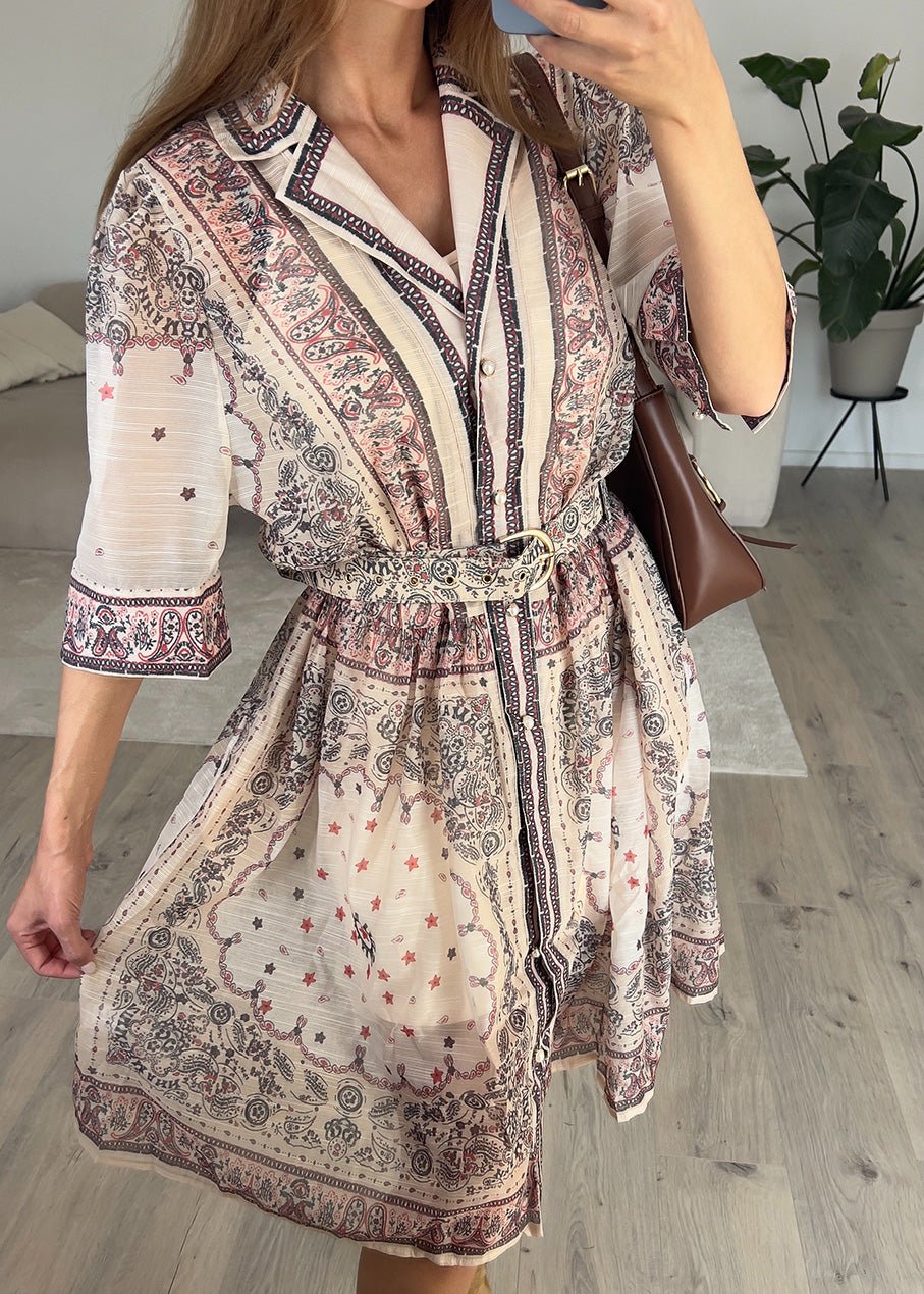 Kleid mit Paisley-Muster - NAHA
