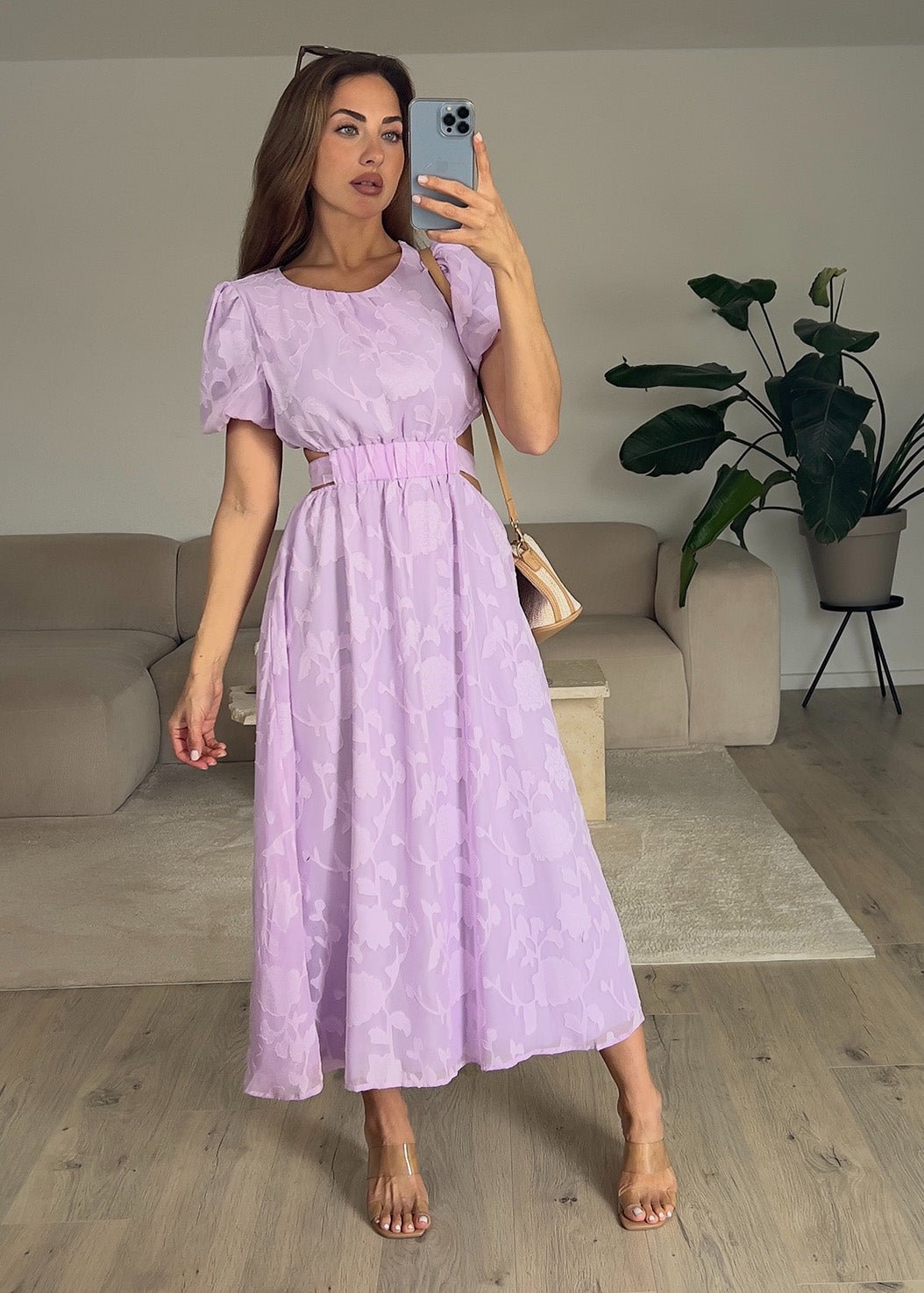 Kleid mit Puffärmeln - NAHA