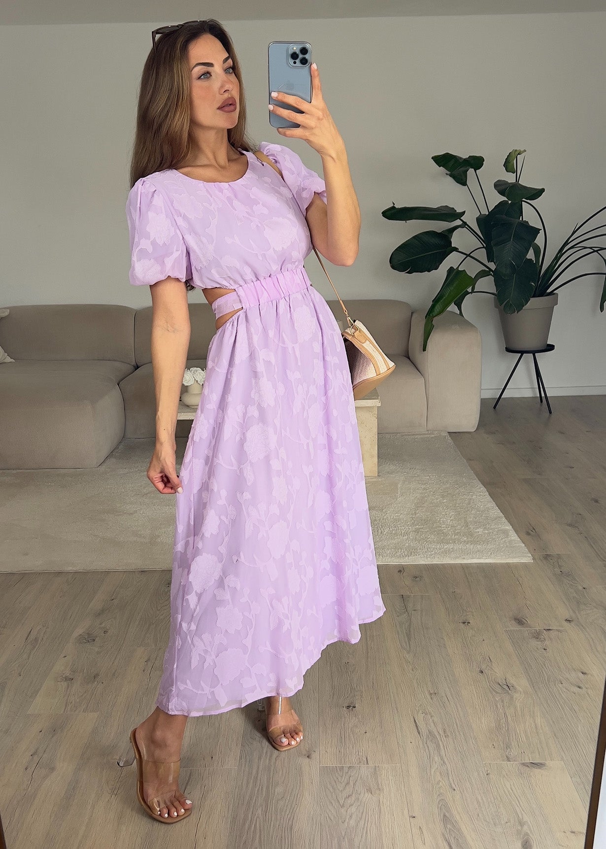 Kleid mit Puffärmeln - NAHA