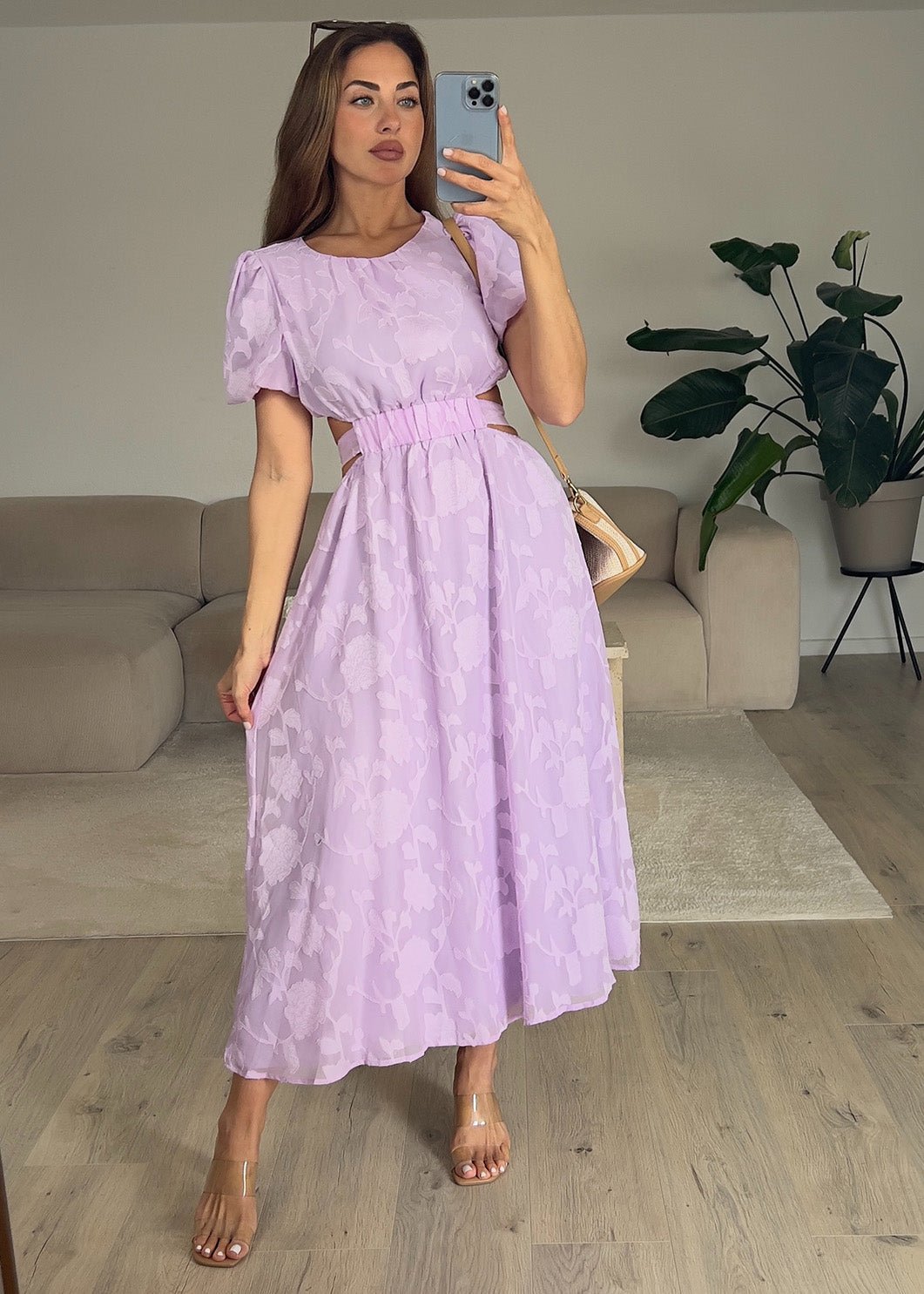 Kleid mit Puffärmeln - NAHA