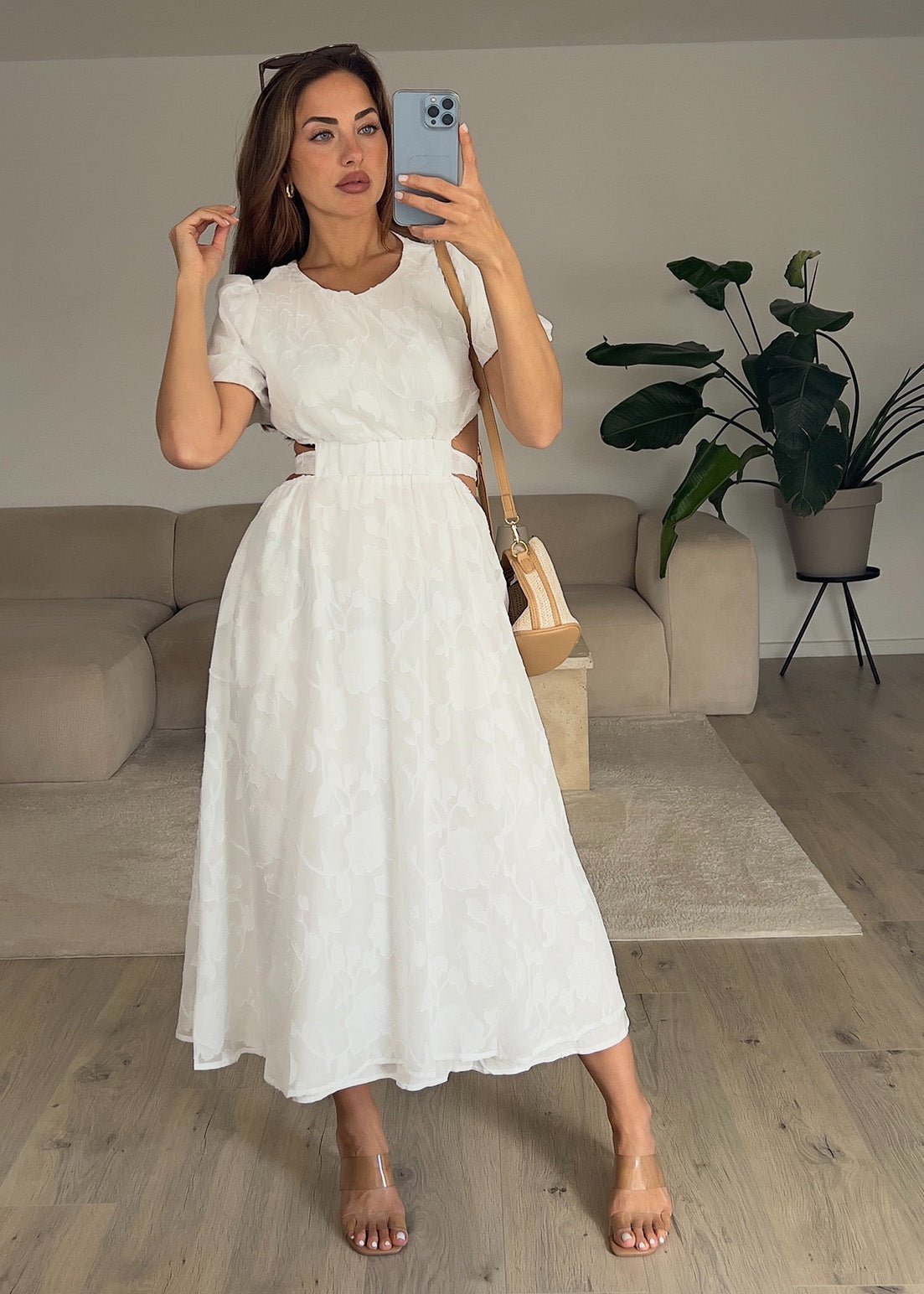 Kleid mit Puffärmeln - NAHA