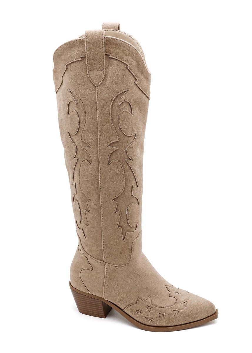 Kniehohe Western Stiefel - NAHA