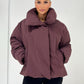 Kurze Jacke mit hohem Kragen