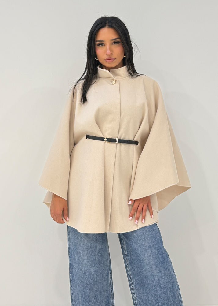 Kurzer Mantel mit Gürtel - NAHA