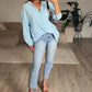 Lange Musselin-Bluse - NAHA