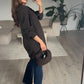 Lange Musselin-Bluse - NAHA