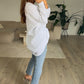 Lange Musselin-Bluse - NAHA