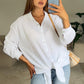 Lange Musselin-Bluse - NAHA