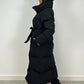 Lange Winterjacke mit Gürtel - NAHA