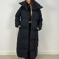Lange Winterjacke mit Gürtel - NAHA