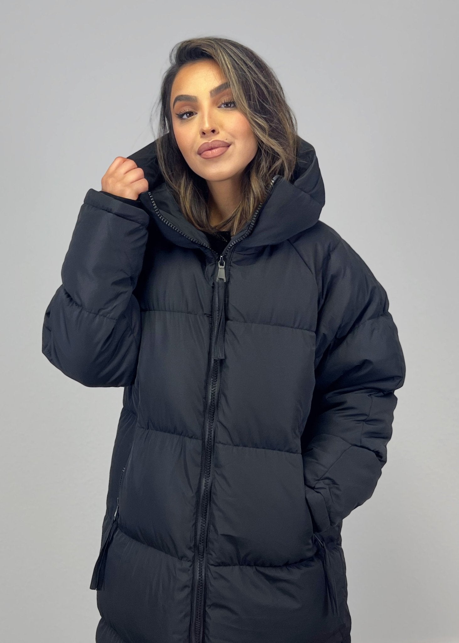 Langer Parka mit Kapuze - NAHA