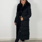 Langer Parka mit Kunstfell - NAHA